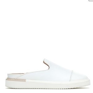 Hush Puppies White Sabine Mule - 10W wide